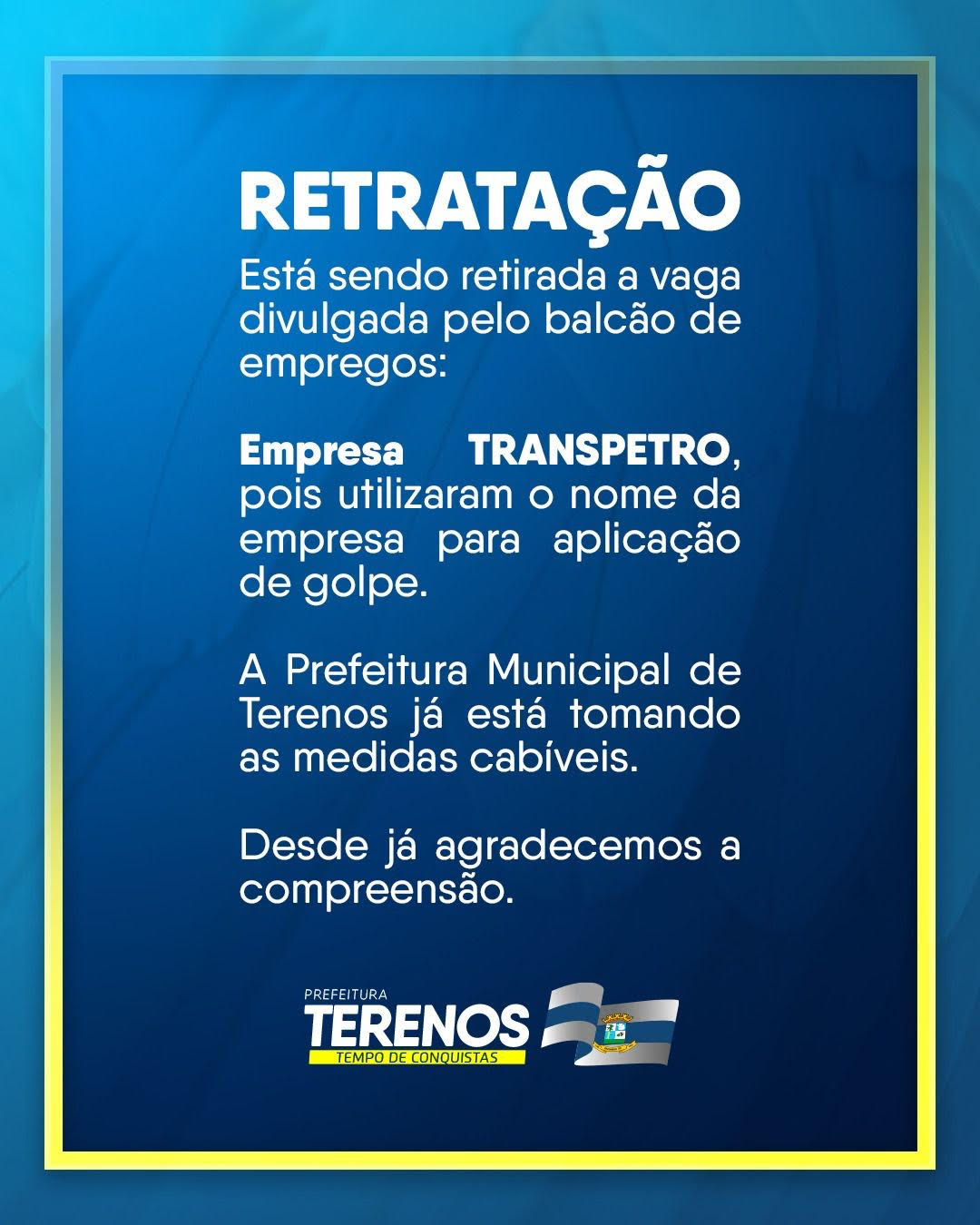 RETRATAÇÃO