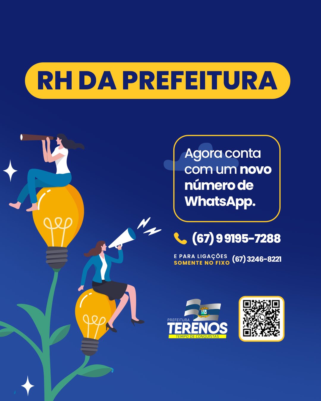 Atenção, população!