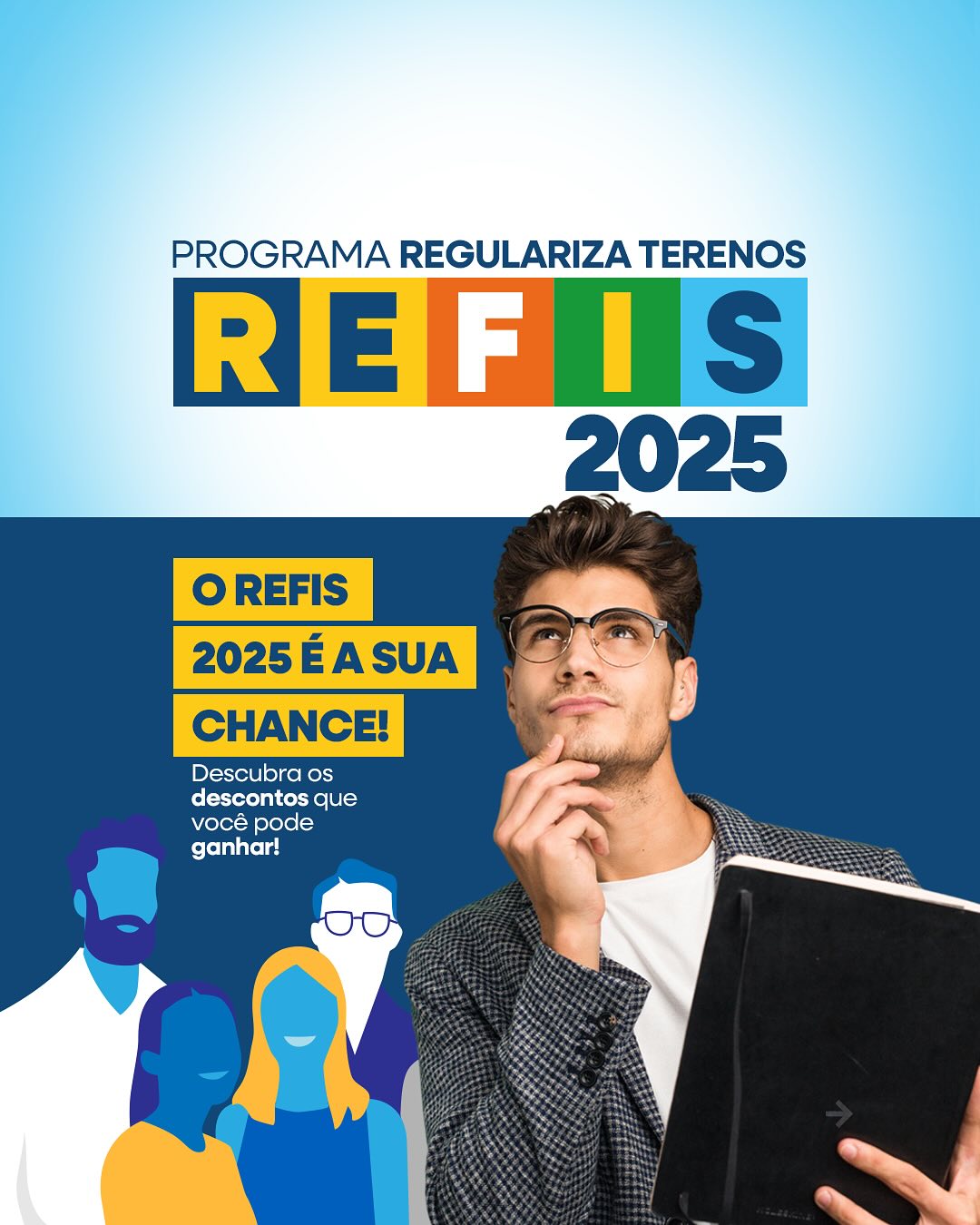 📢 O Refis já está disponível! 📢