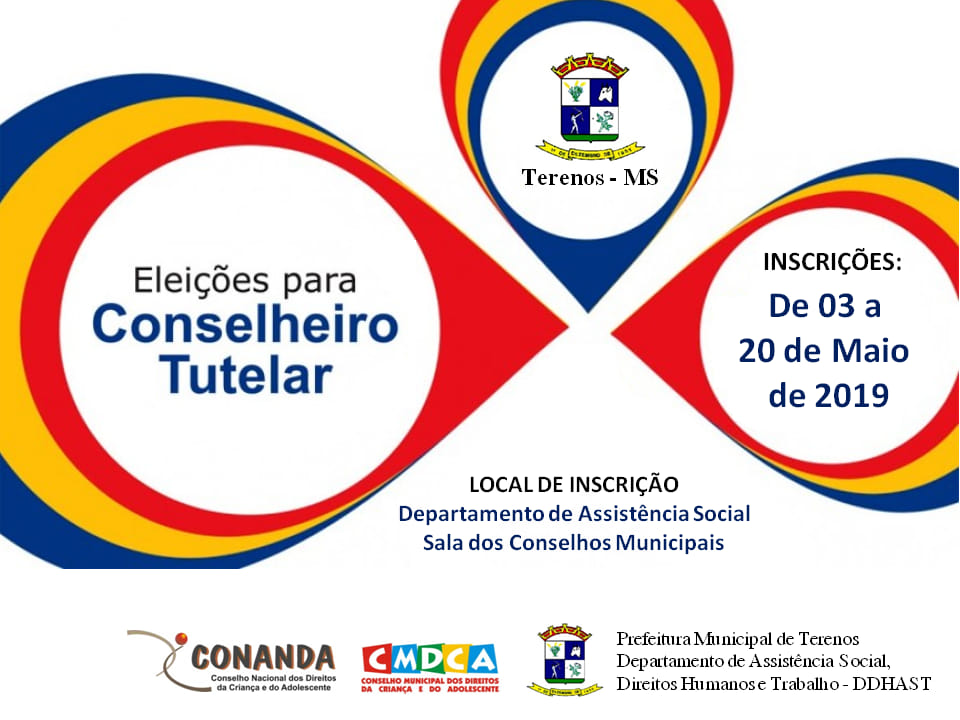 Inscrições: Processo de escolha unificado do Conselho Tutelar