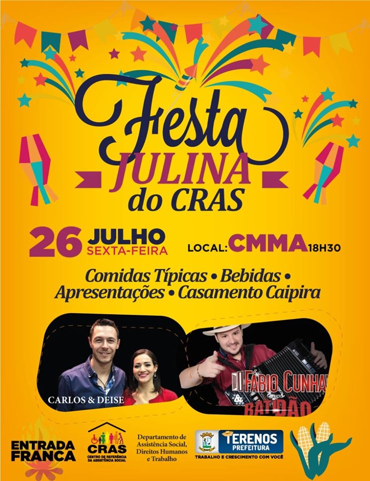 CONVITE: Festa Julina do CRAS