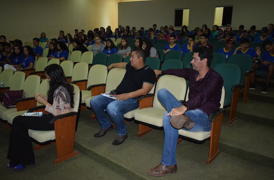 Palestra de Educação Ambiental com os alunos