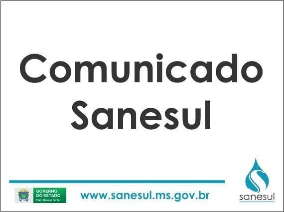 Comunicado da Sanesul