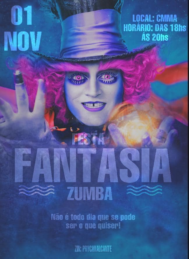 Festa a Fantasia da Zumba no CMMA