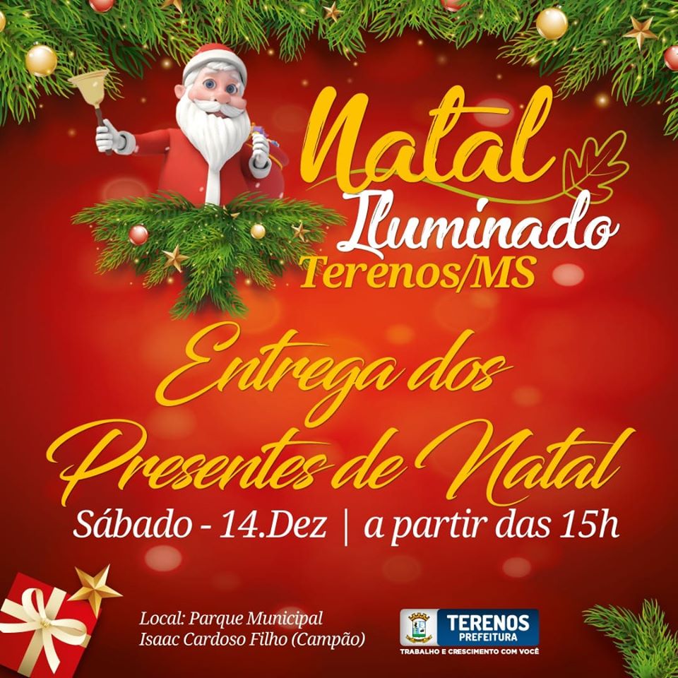 Entrega dos presentes de Natal