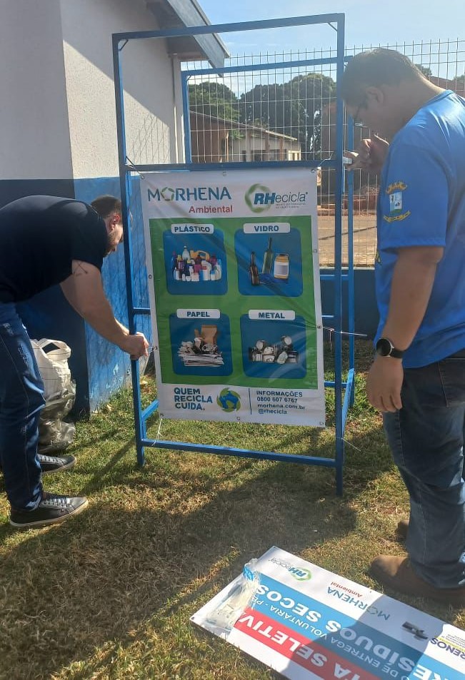 Instalação de um Ponto de Entrega Voluntária (PEV) na Escola Jamic