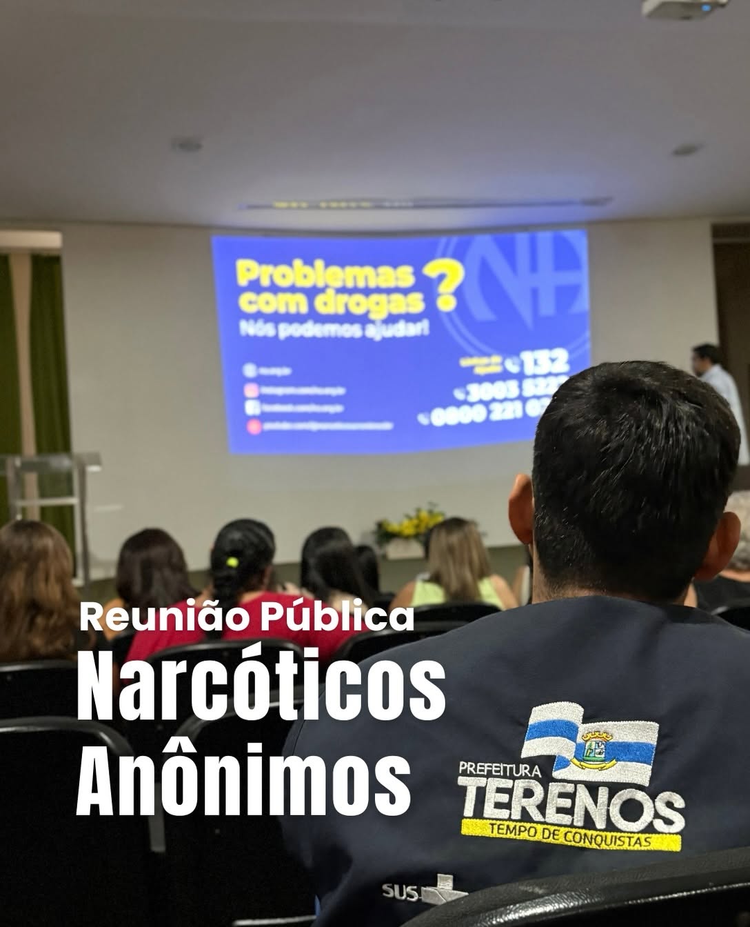 Reunião pública do Narcóticos Anônimos debate implantação de grupo de apoio em Terenos