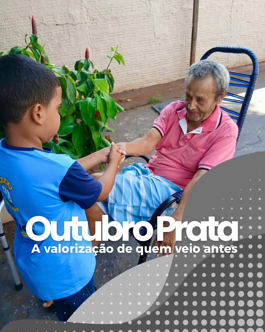 Alunos da Escola Álvaro Lopes promovem ação de conscientização em alusão ao Outubro Prata