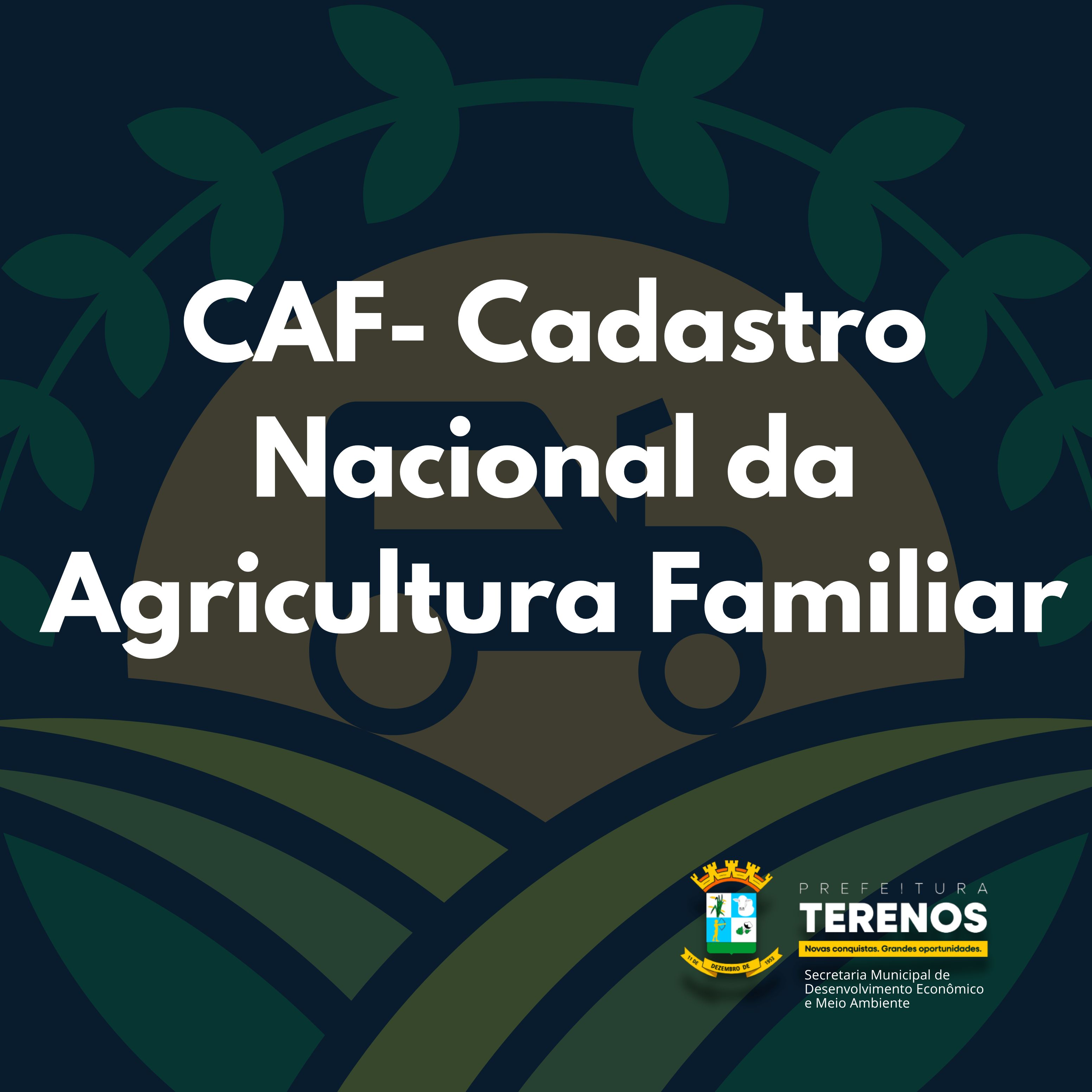 Prefeitura de Terenos inicia emissão do Cadastro Nacional da Agricultura Familiar (CAF)