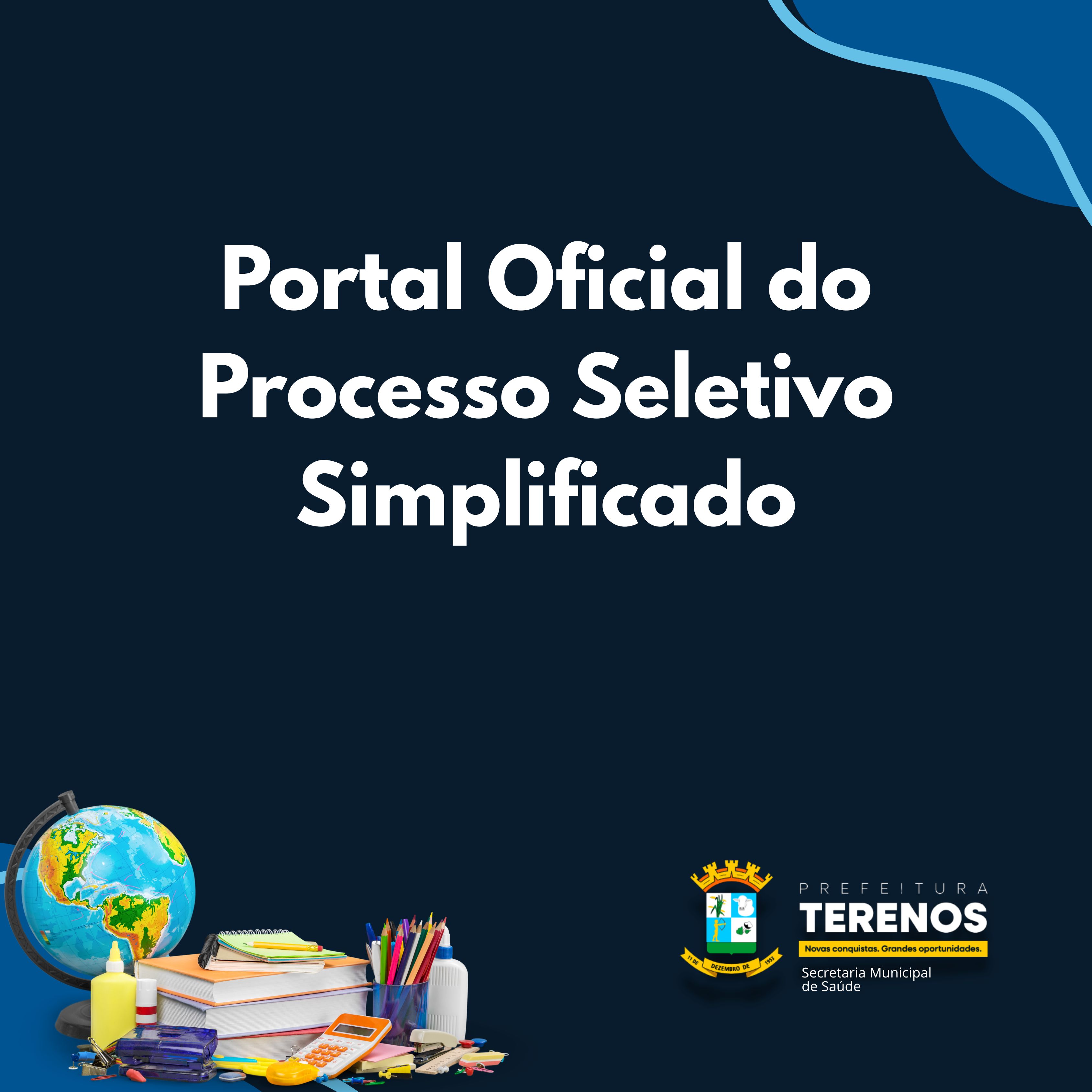 Portal Oficial do Processo Seletivo Simplificado