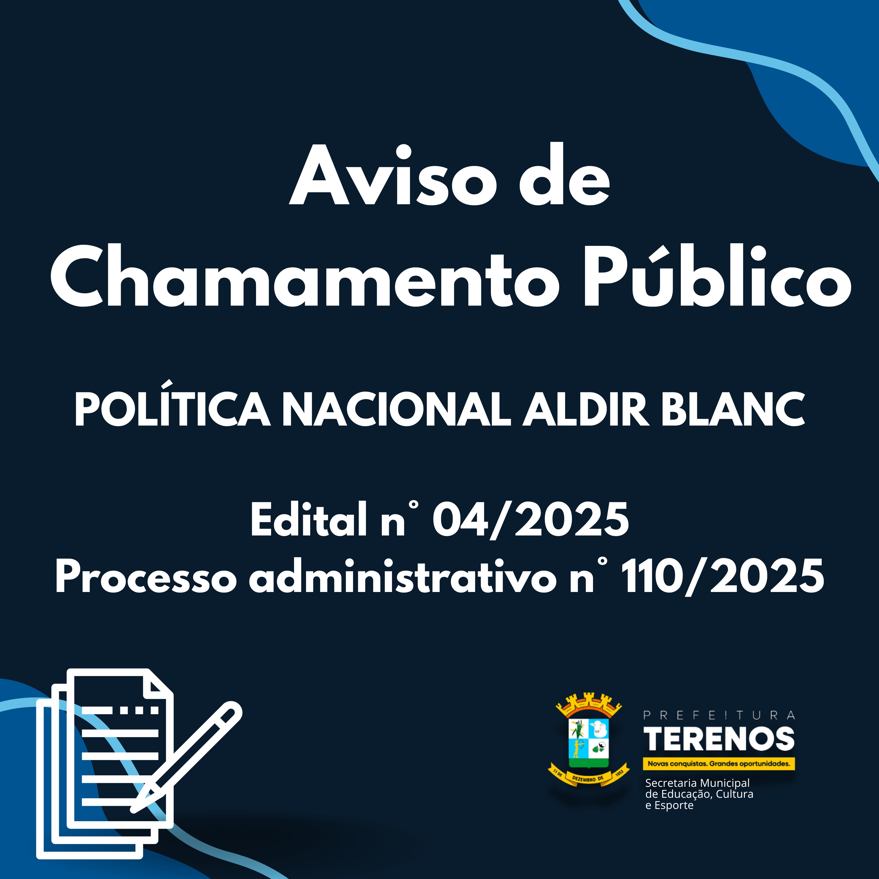 CHAMAMENTO PÚBLICO
