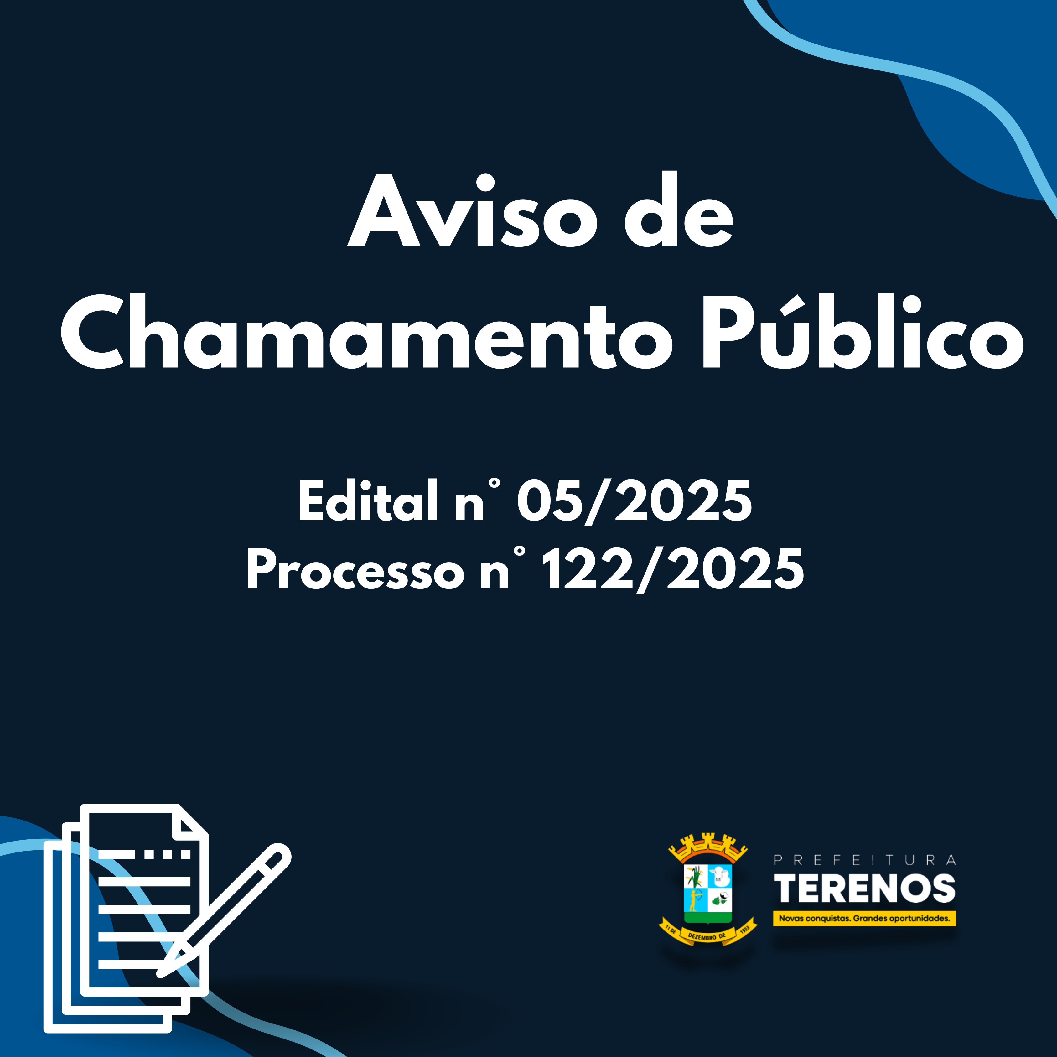 CHAMAMENTO PÚBLICO