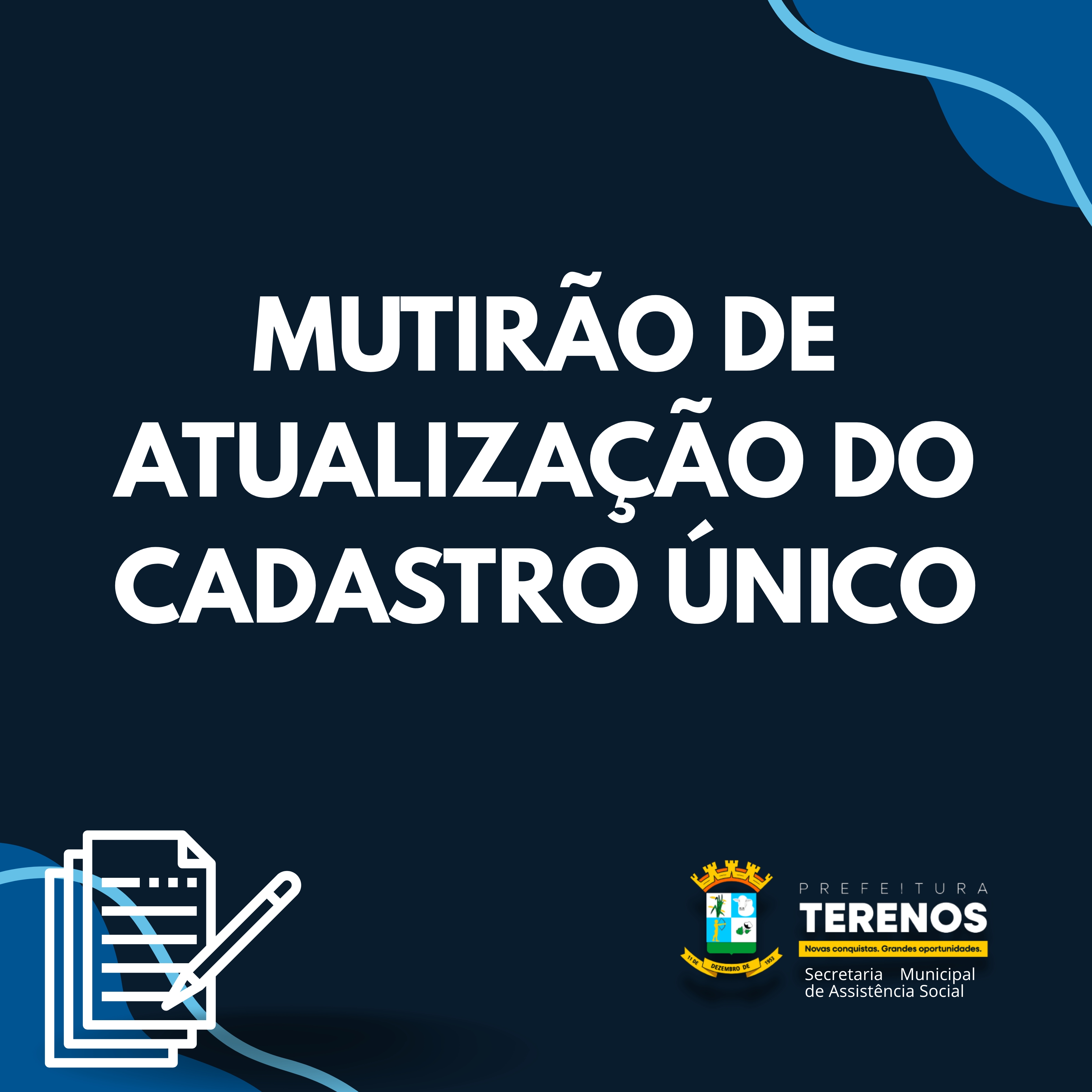 MUTIRÃO DE ATUALIZAÇÃO DO CADASTRO ÚNICO