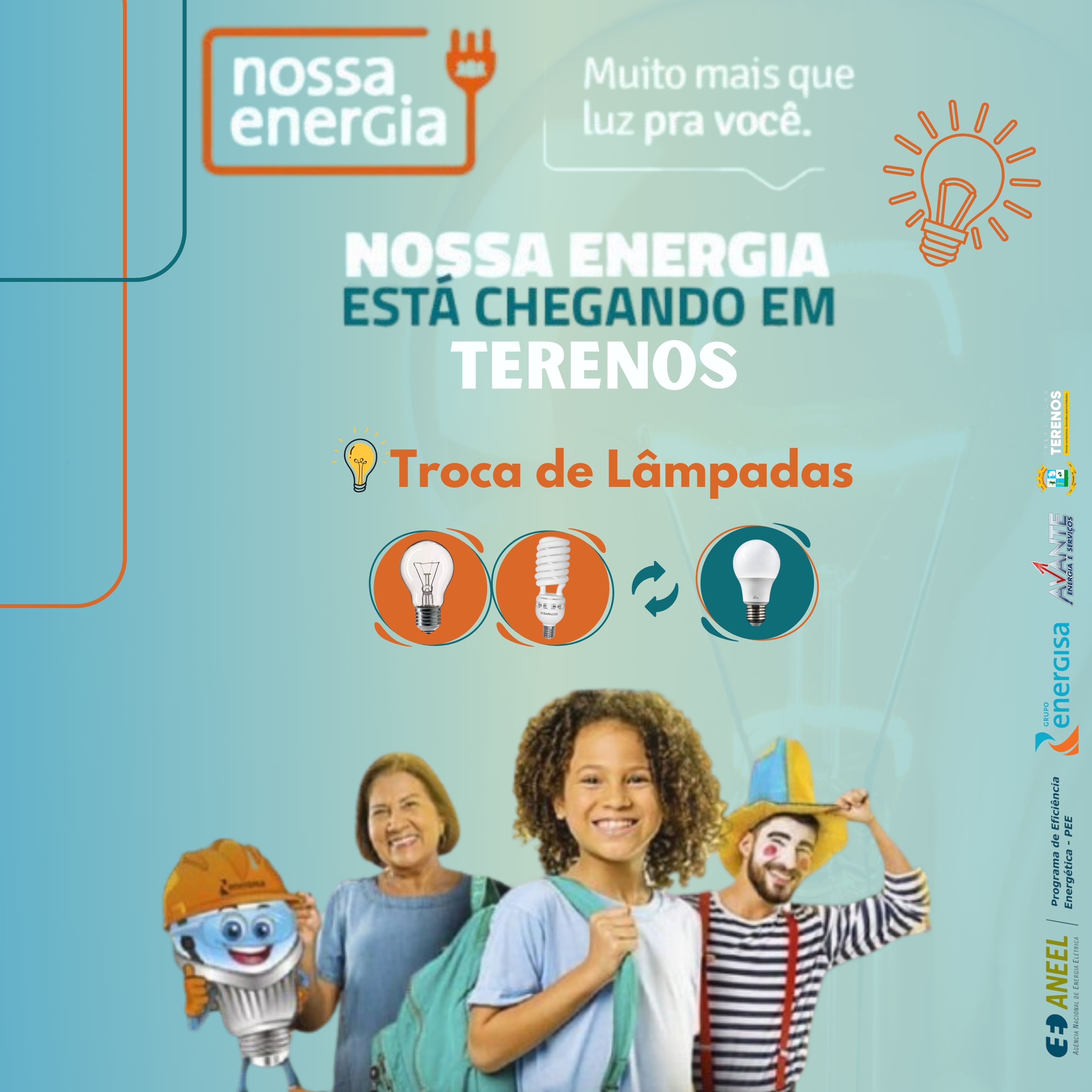 Nossa Energia Chegando em Terenos!