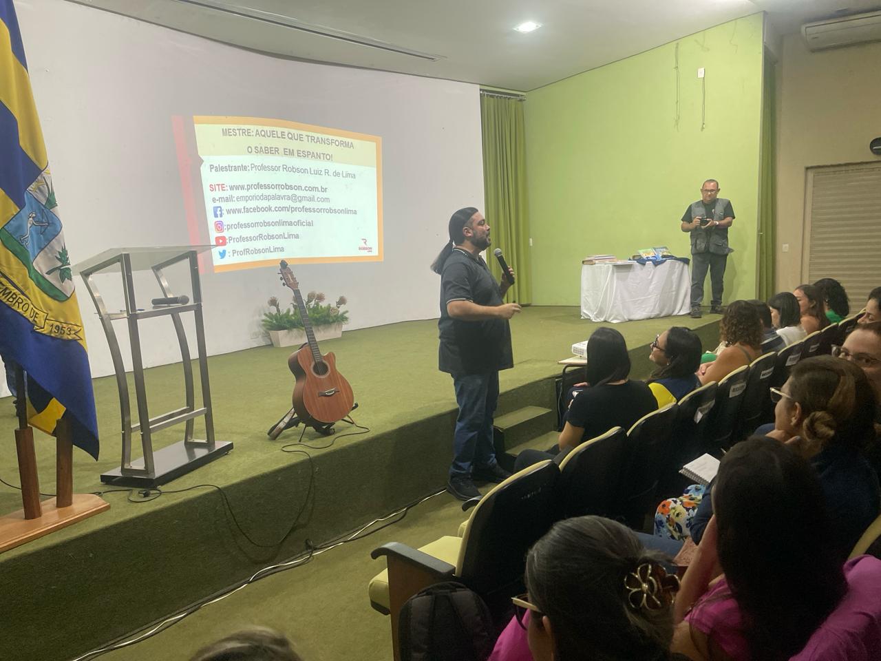 Palestra com Robson Lima