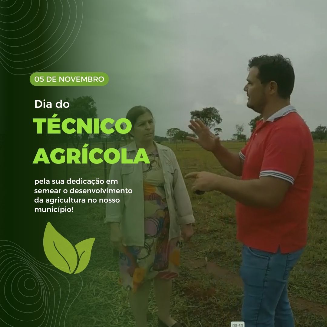 05 de novembro dia do Técnico Agrícola