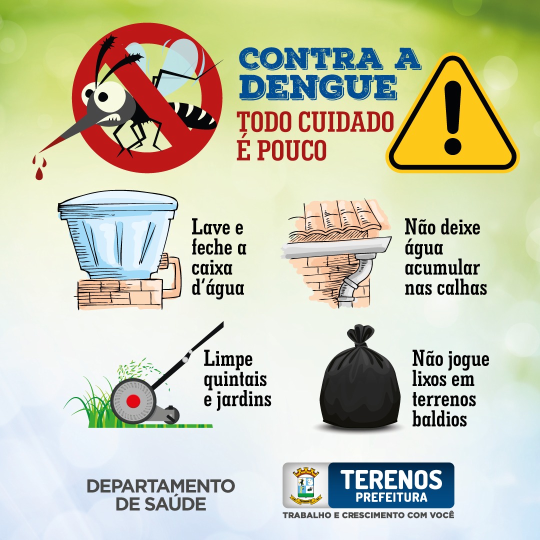 Cuidados em relação ao mosquito Aedes Aegypti