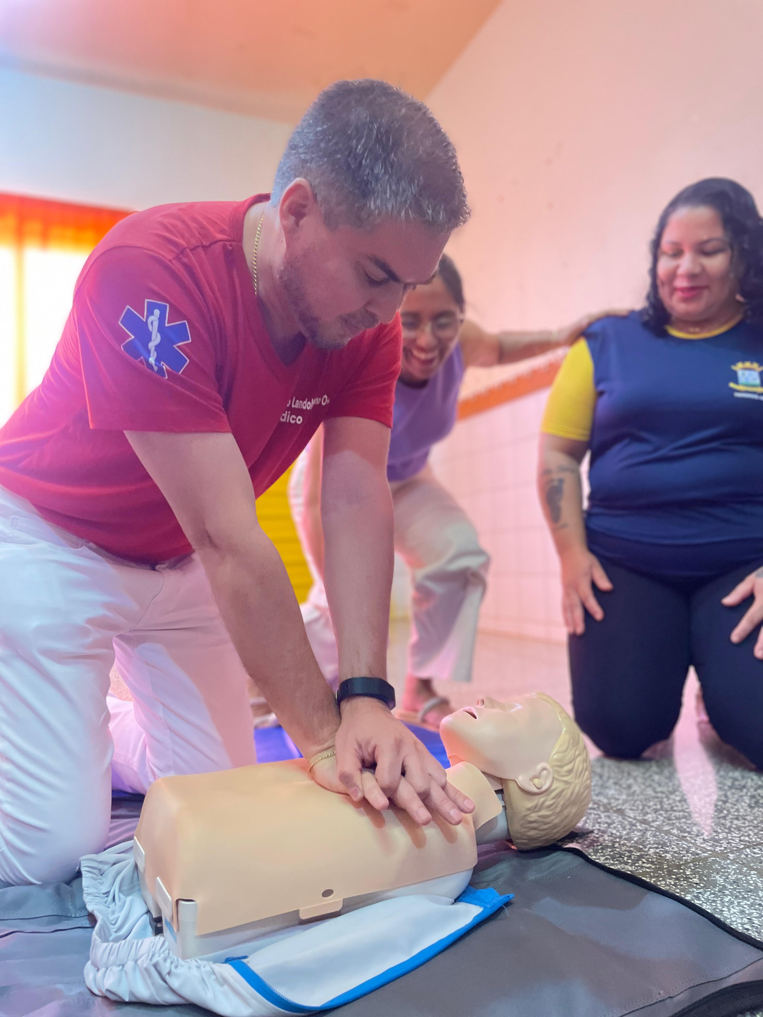 3° ETAPA DO TREINAMENTO EM PRIMEIROS SOCORROS PARA PROFISSIONAIS DA EDUCAÇÃO DO MUNICÍPIO DE TERENOS/MS – LEI LUCAS