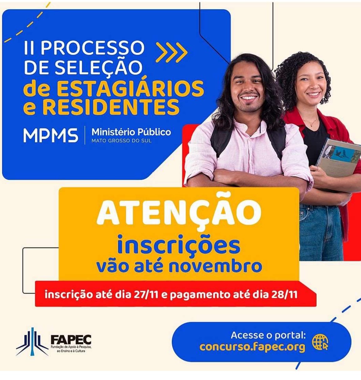 Processo Seletivo para Estagiários e Residentes no Ministério Público de Mato Grosso do Sul