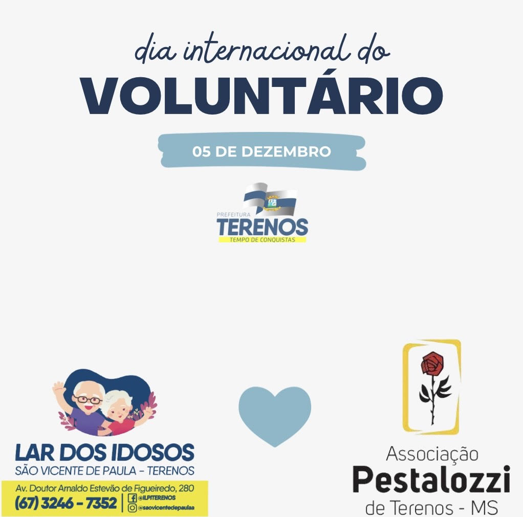 5 de dezembro dia do voluntário